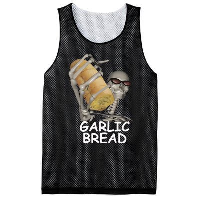 Garlic Bread Skeleton Mesh Reversible Basketball Jersey Tank