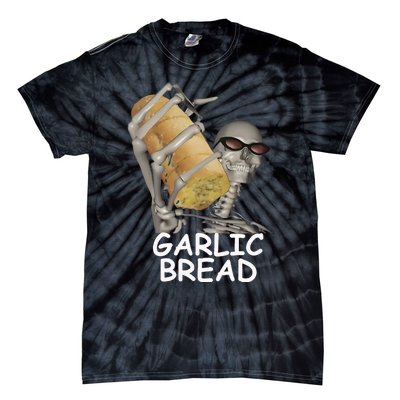 Garlic Bread Skeleton Tie-Dye T-Shirt