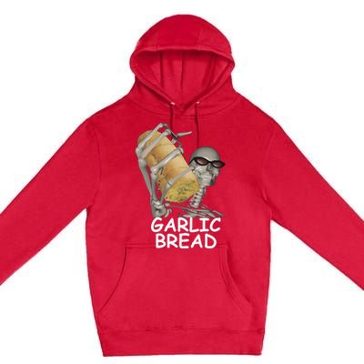 Garlic Bread Skeleton Premium Pullover Hoodie