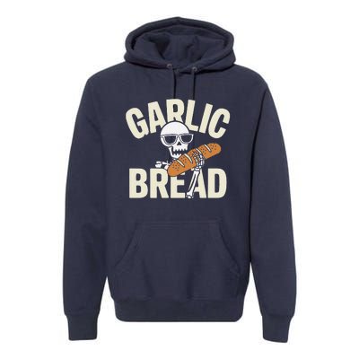 Garlic Bread Skeleton Foodie Halloween Costume Party Outfit Premium Hoodie