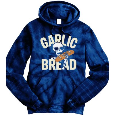 Garlic Bread Skeleton Foodie Halloween Costume Party Outfit Tie Dye Hoodie