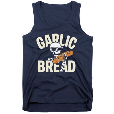 Garlic Bread Skeleton Foodie Halloween Costume Party Outfit Tank Top