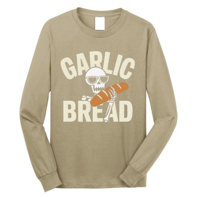 Garlic Bread Skeleton Foodie Halloween Costume Party Outfit Long Sleeve Shirt