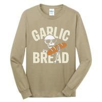 Garlic Bread Skeleton Foodie Halloween Costume Party Outfit Tall Long Sleeve T-Shirt