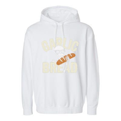 Garlic Bread Skeleton Foodie Halloween Costume Party Outfit Garment-Dyed Fleece Hoodie