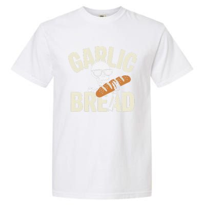 Garlic Bread Skeleton Foodie Halloween Costume Party Outfit Garment-Dyed Heavyweight T-Shirt