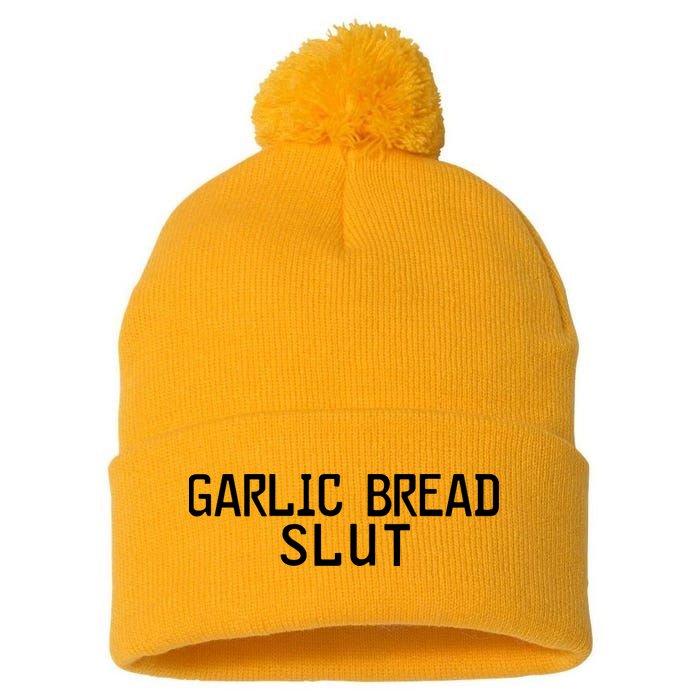Garlic Bread Slut Pom Pom 12in Knit Beanie