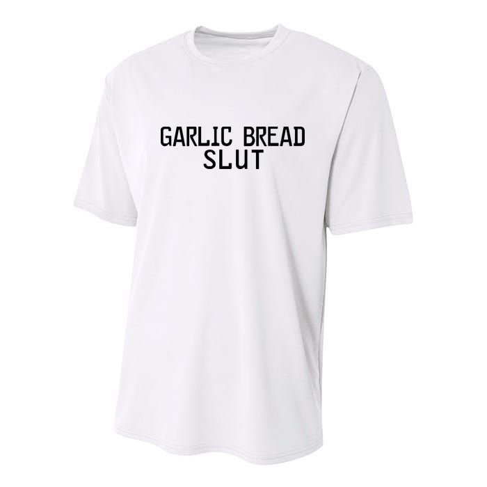 Garlic Bread Slut Youth Performance Sprint T-Shirt