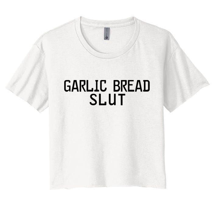 Garlic Bread Slut Crop Top