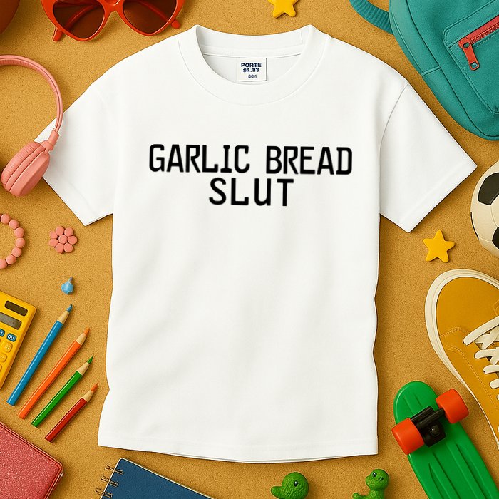 Garlic Bread Slut Kids T-Shirt