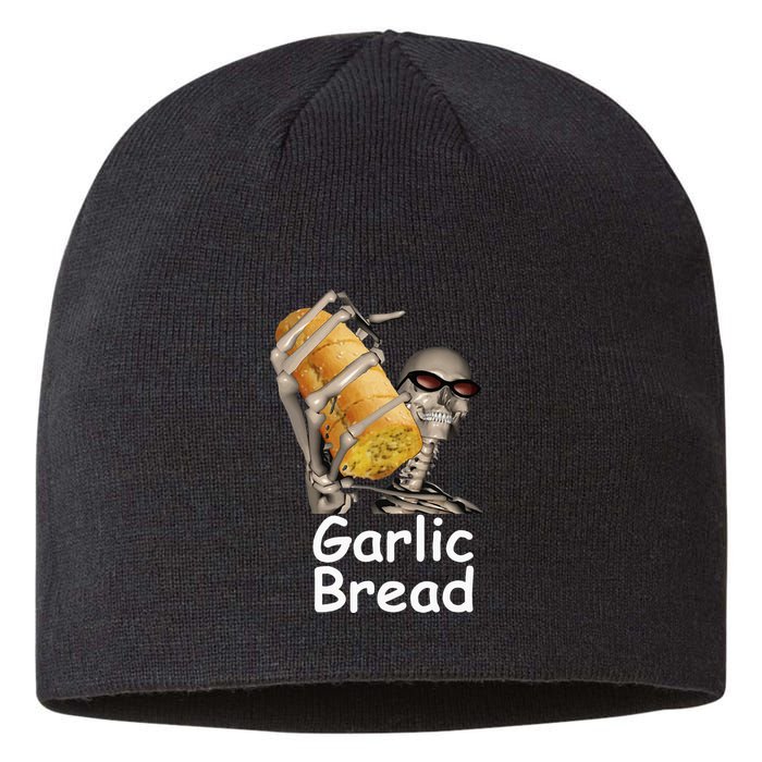 Garlic Bread Skeleton Funny Sustainable Beanie
