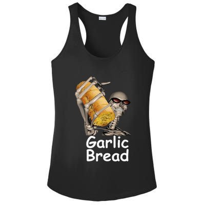 Garlic Bread Skeleton Funny Ladies PosiCharge Competitor Racerback Tank