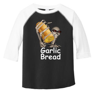 Garlic Bread Skeleton Funny Toddler Fine Jersey T-Shirt