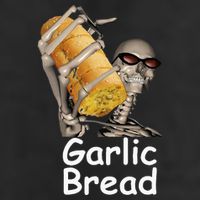 Garlic Bread Skeleton Funny Golf Towel