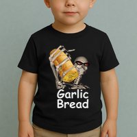 Garlic Bread Skeleton Funny Toddler T-Shirt