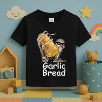 Garlic Bread Skeleton Funny Toddler T-Shirt