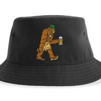 German Bigfoot Sasquatch Beer Lederhose Funny Oktoberfest Sustainable Bucket Hat