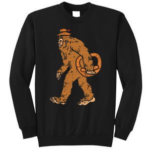 German Bigfoot Sasquatch Pretzel Funny Oktoberfest Sweatshirt