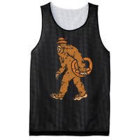 German Bigfoot Sasquatch Pretzel Funny Oktoberfest Mesh Reversible Basketball Jersey Tank