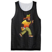 German Bigfoot Sasquatch Beer Lederhose Funny Oktoberfest Mesh Reversible Basketball Jersey Tank