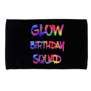 Glow Birthday Squad Glow Party 80s Group Party Team Microfiber Hand Towel