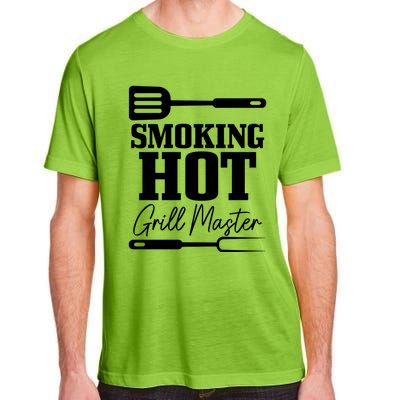 Grilling Bbq Smoking Hot Funny Fathers Day Meaningful Gift Adult ChromaSoft Performance T-Shirt