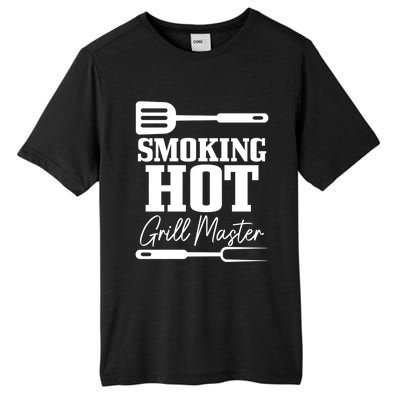 Grilling Bbq Smoking Hot Funny Fathers Day Meaningful Gift Tall Fusion ChromaSoft Performance T-Shirt