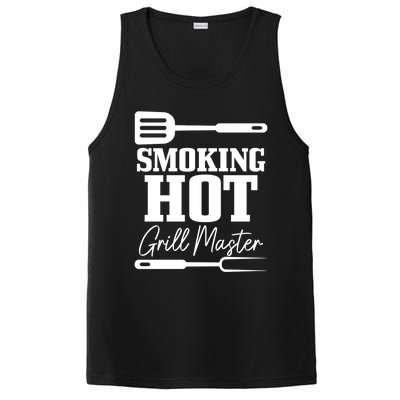 Grilling Bbq Smoking Hot Funny Fathers Day Meaningful Gift PosiCharge Competitor Tank