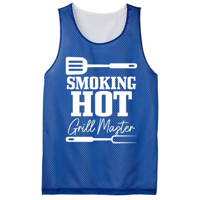 Grilling Bbq Smoking Hot Funny Fathers Day Meaningful Gift Mesh Reversible Basketball Jersey Tank