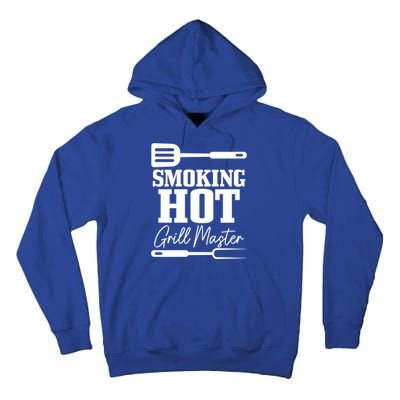 Grilling Bbq Smoking Hot Funny Fathers Day Meaningful Gift Tall Hoodie