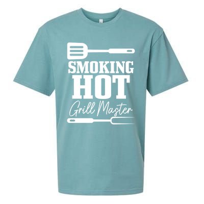 Grilling Bbq Smoking Hot Funny Fathers Day Meaningful Gift Sueded Cloud Jersey T-Shirt