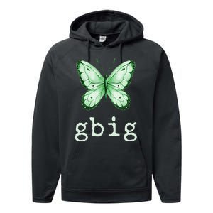 GBig Butterfly Sorority Reveal Big Little for Lil Sister Performance Fleece Hoodie