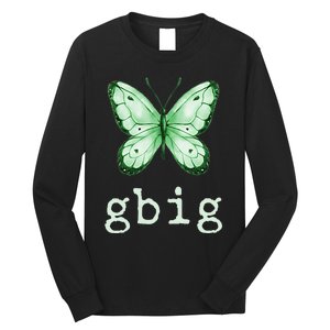 GBig Butterfly Sorority Reveal Big Little for Lil Sister Long Sleeve Shirt