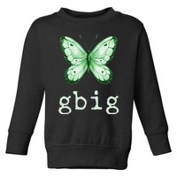 GBig Butterfly Sorority Reveal Big Little for Lil Sister Toddler Sweatshirt