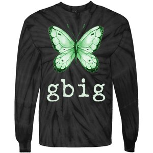 GBig Butterfly Sorority Reveal Big Little for Lil Sister Tie-Dye Long Sleeve Shirt