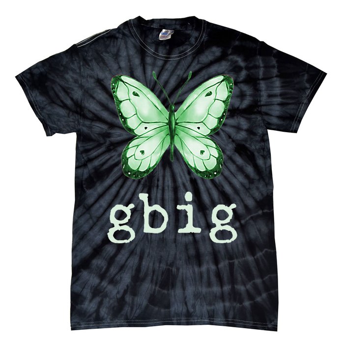 GBig Butterfly Sorority Reveal Big Little for Lil Sister Tie-Dye T-Shirt