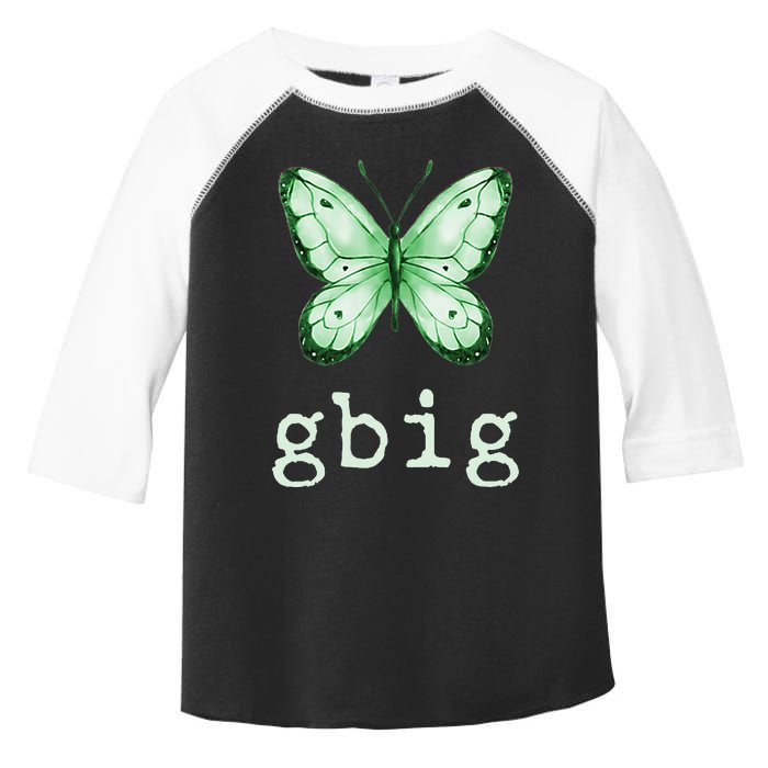 GBig Butterfly Sorority Reveal Big Little for Lil Sister Toddler Fine Jersey T-Shirt