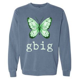 GBig Butterfly Sorority Reveal Big Little for Lil Sister Garment-Dyed Sweatshirt