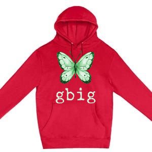 GBig Butterfly Sorority Reveal Big Little for Lil Sister Premium Pullover Hoodie