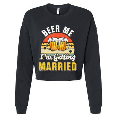 Groom Bachelor Supplies Party Wedding Cropped Pullover Crew