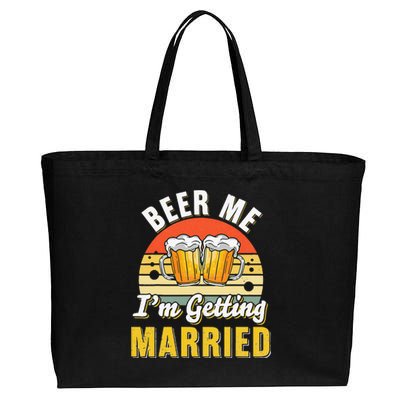 Groom Bachelor Supplies Party Wedding Cotton Canvas Jumbo Tote