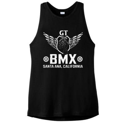 Gt Bmx Santa Ana California Ladies PosiCharge Tri-Blend Wicking Tank