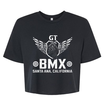 Gt Bmx Santa Ana California Bella+Canvas Jersey Crop Tee