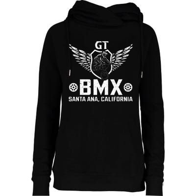 Gt Bmx Santa Ana California Womens Funnel Neck Pullover Hood