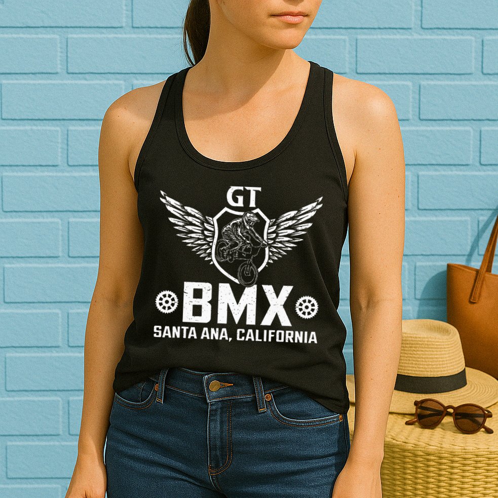 Gt Bmx Santa Ana California Womens Tank Top