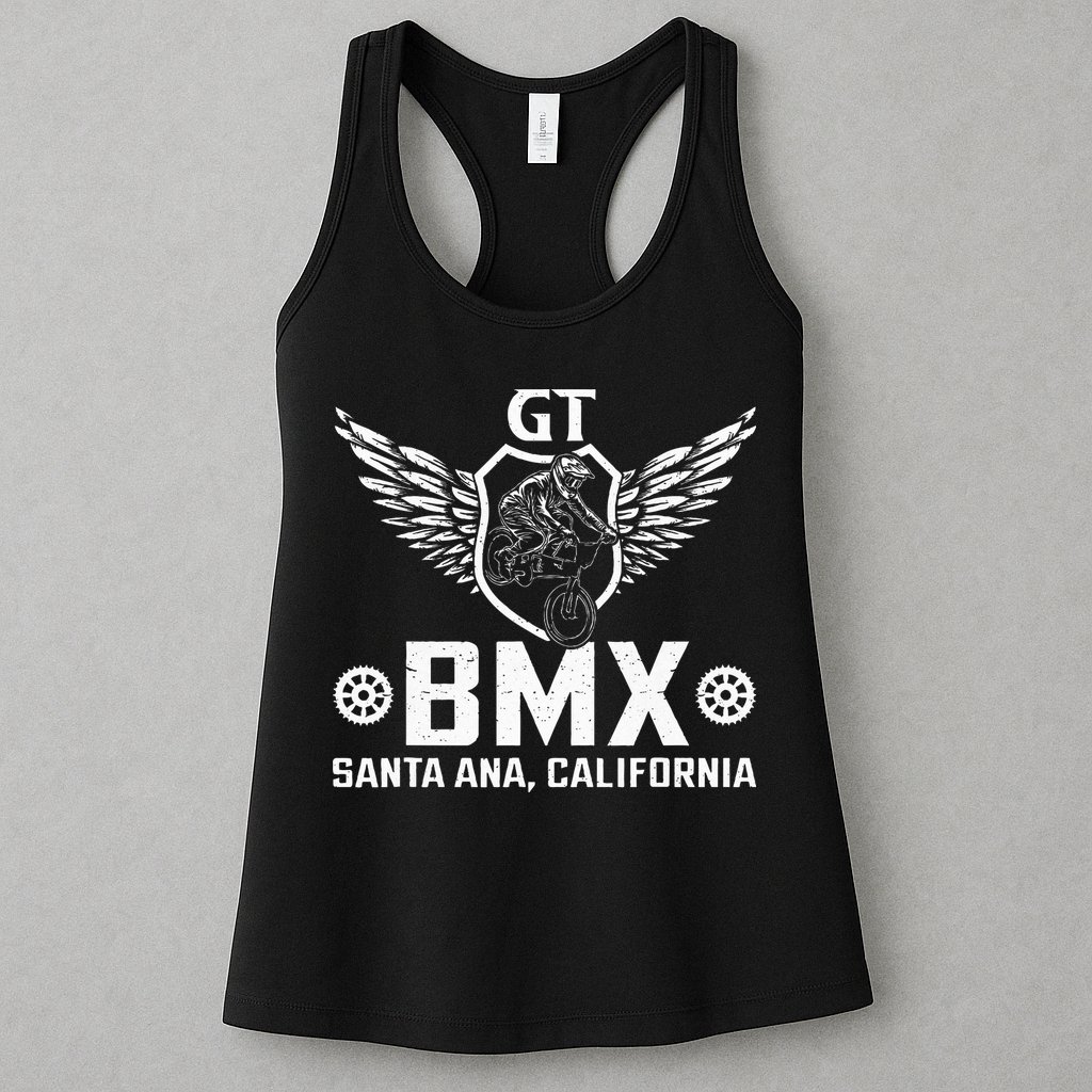 Gt Bmx Santa Ana California Womens Tank Top