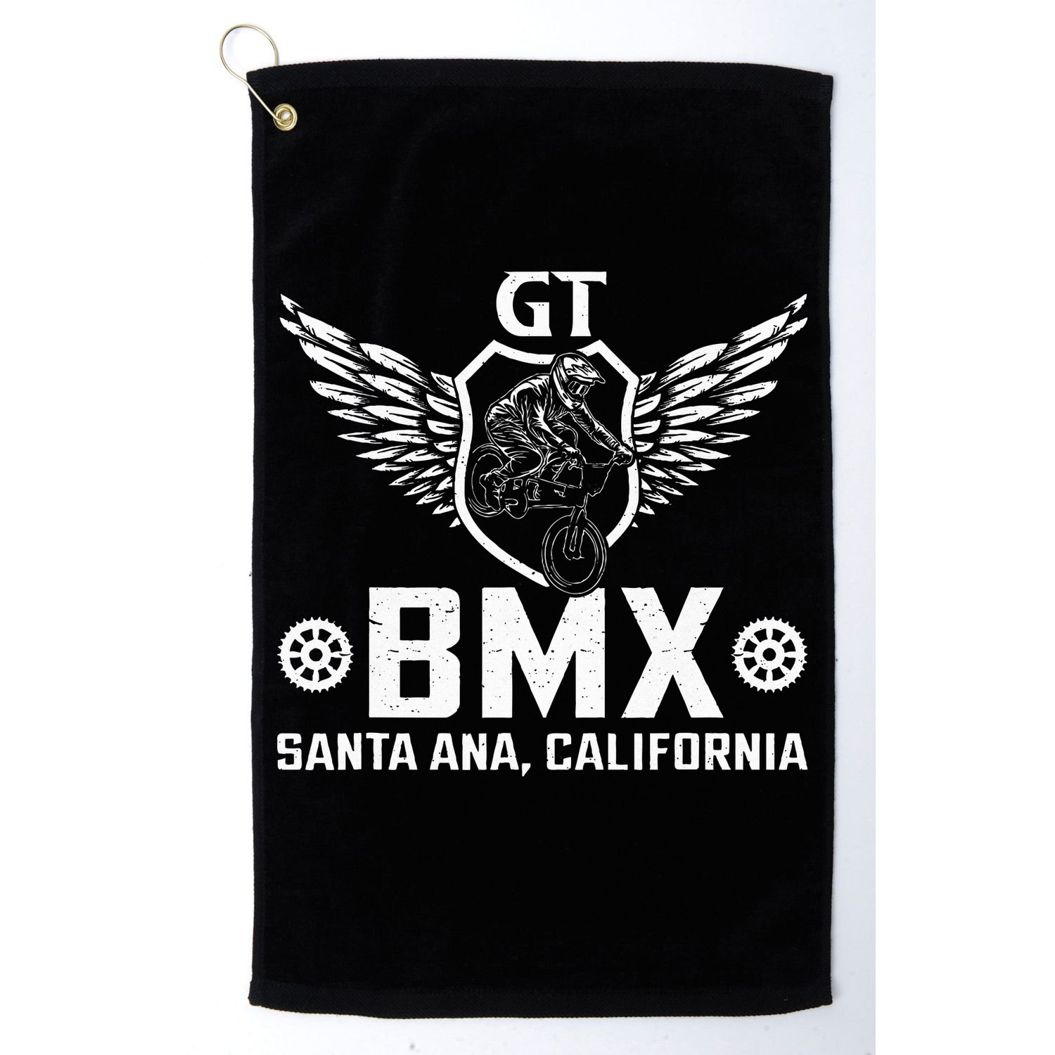 Gt Bmx Santa Ana California Golf Towel