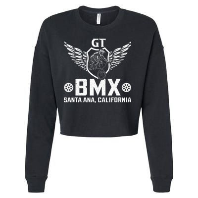 Gt Bmx Santa Ana California Cropped Pullover Crew