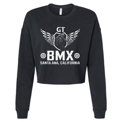 Gt Bmx Santa Ana California Cropped Pullover Crew