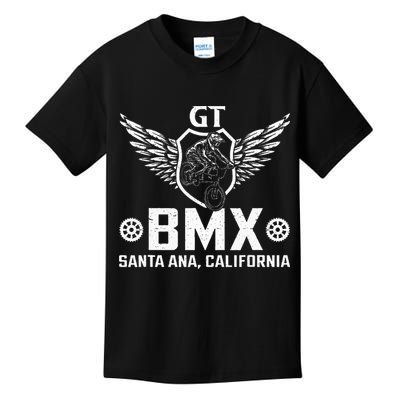 Gt Bmx Santa Ana California Kids T-Shirt
